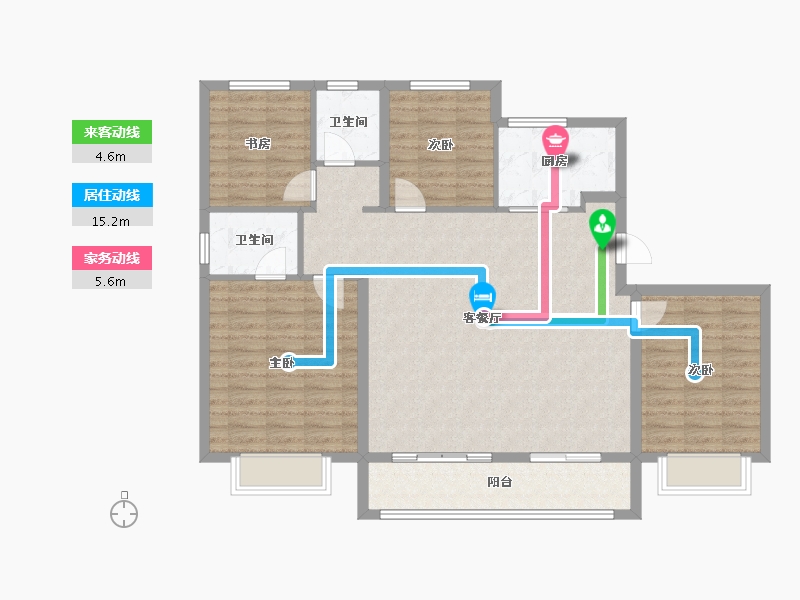 江苏省-南京市-佳兆业悦峰府-112.00-户型库-动静线