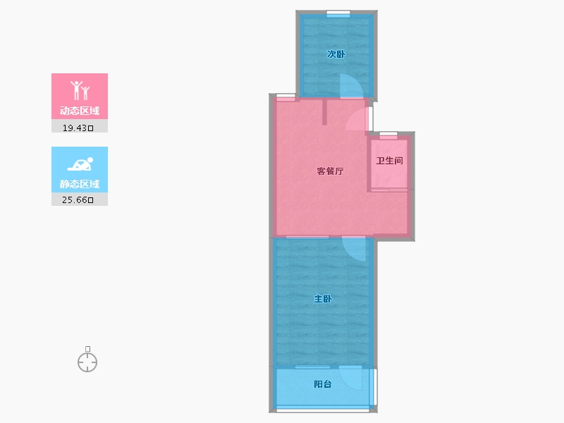 江苏省-南京市-安如村-43.05-户型库-动静分区