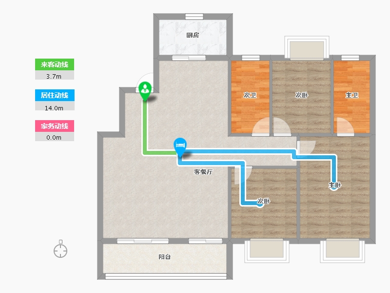 浙江省-湖州市-新都·泰和府-96.01-户型库-动静线