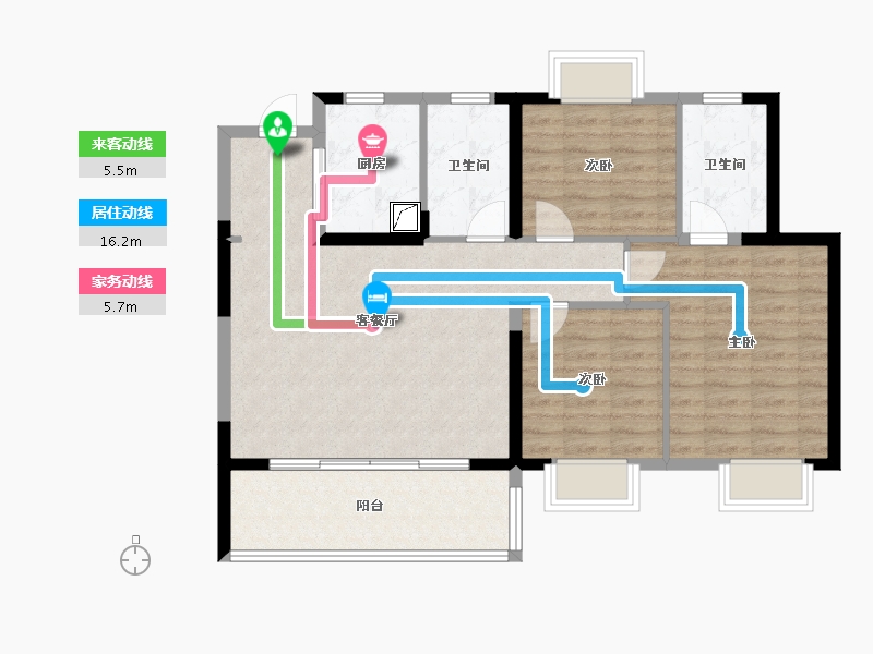 江苏省-南京市-昕悦尚宸-92.00-户型库-动静线