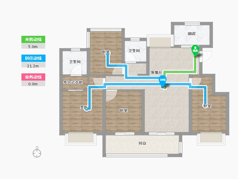 安徽省-合肥市-金辉优步大道-100.01-户型库-动静线