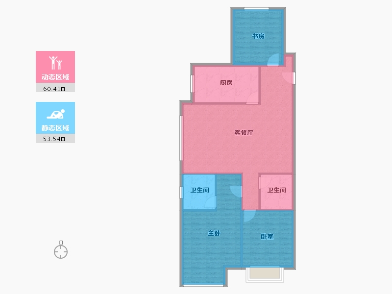 天津-天津市-富力又—城-104.34-户型库-动静分区