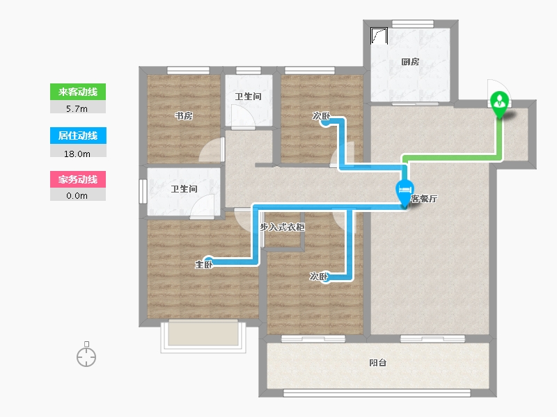 江苏省-南京市-佳兆业悦峰府-100.01-户型库-动静线