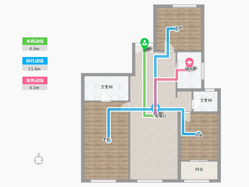 湖南省-长沙市-建发央著-110.00-户型库-动静线