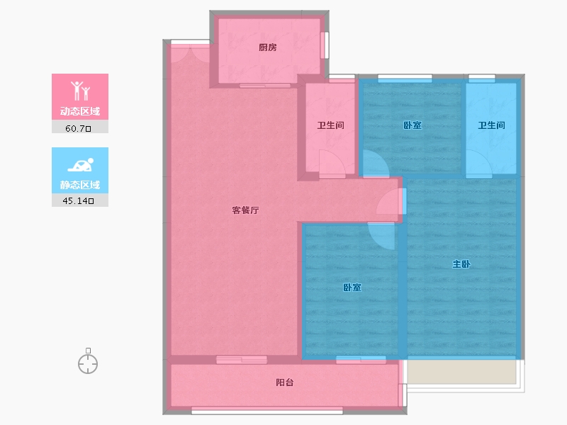 河南省-平顶山市-领创大地城-100.50-户型库-动静分区