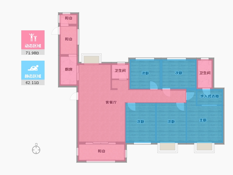 江西省-赣州市-豪门新城-180.00-户型库-动静分区