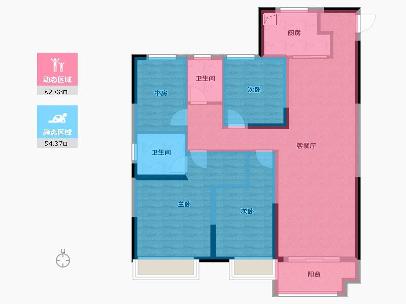 河南省-开封市-开封中南樾府-104.00-户型库-动静分区