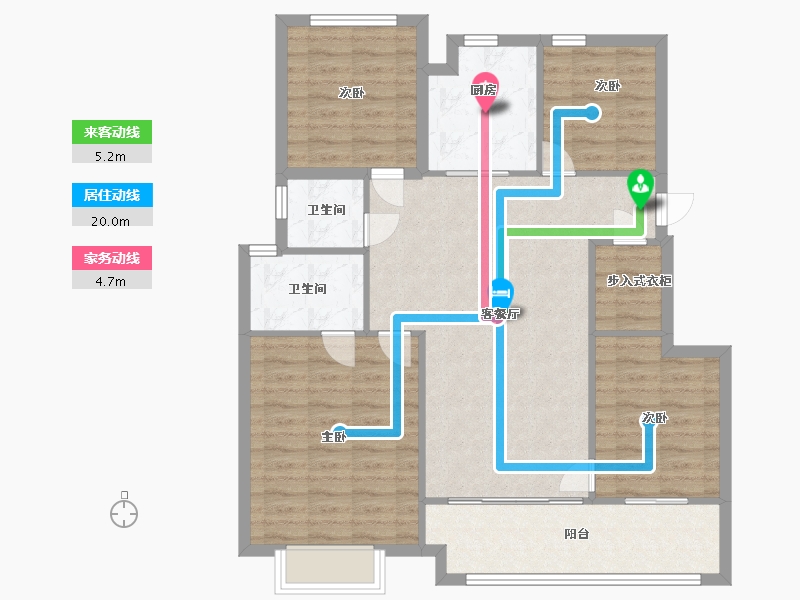 福建省-厦门市-建发文澜和著-100.00-户型库-动静线