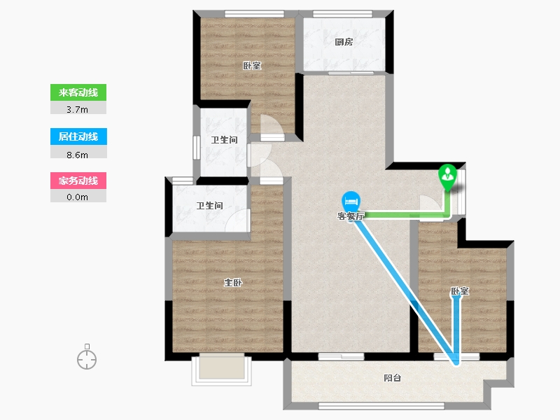 河南省-鹤壁市-建业黎阳府-98.00-户型库-动静线