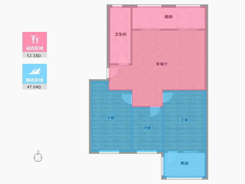 山东省-济南市-南全福小区-93.00-户型库-动静分区