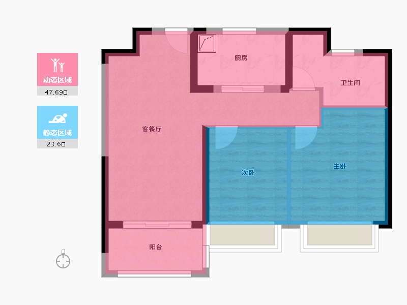 江苏省-南京市-中交锦度-63.20-户型库-动静分区