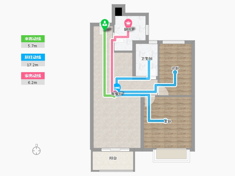 河北省-廊坊市-金威·京南生态城-69.99-户型库-动静线