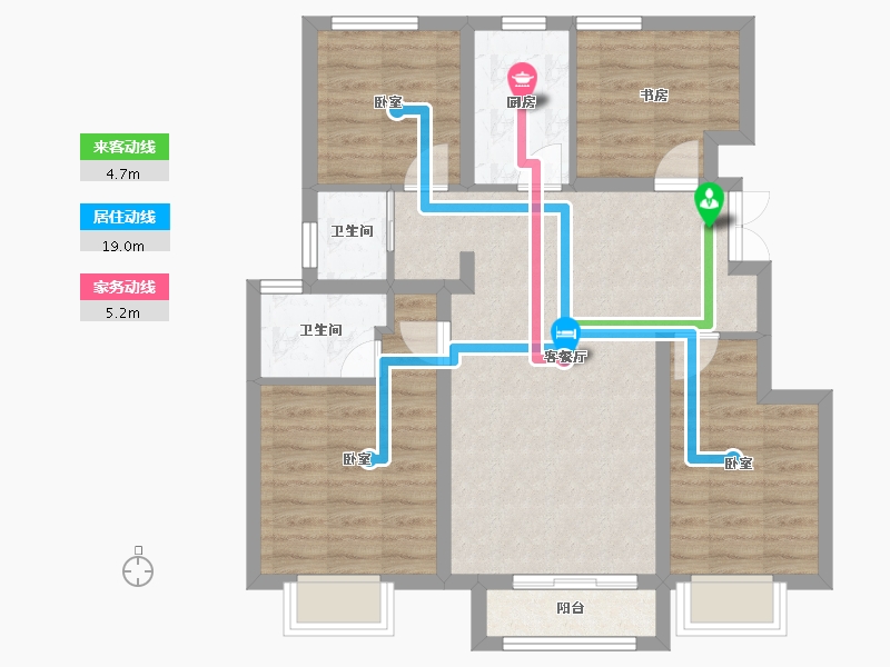 天津-天津市-大唐盛世-80.97-户型库-动静线