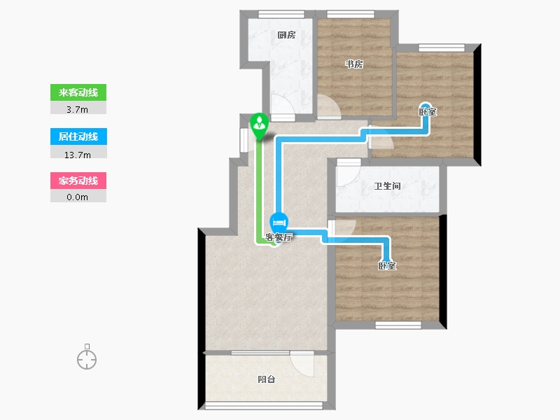 河北省-廊坊市-首开国风悦府-73.00-户型库-动静线