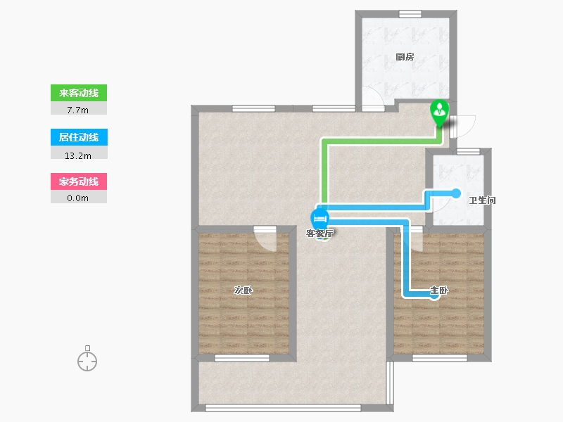 江苏省-常州市-翠竹新村-北区-113.00-户型库-动静线