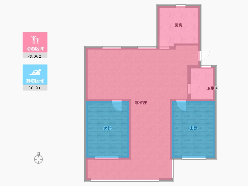 江苏省-常州市-翠竹新村-北区-113.00-户型库-动静分区