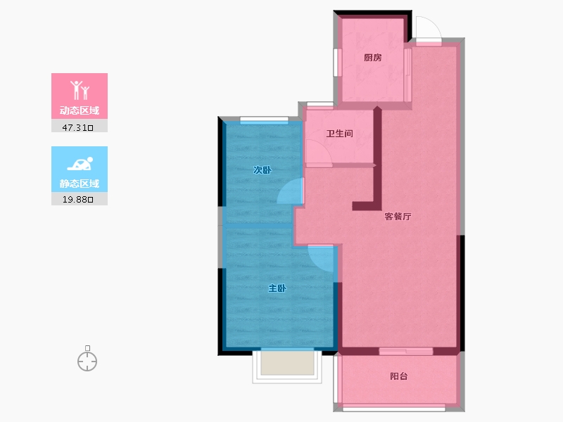 江苏省-南京市-上东逸境-59.48-户型库-动静分区