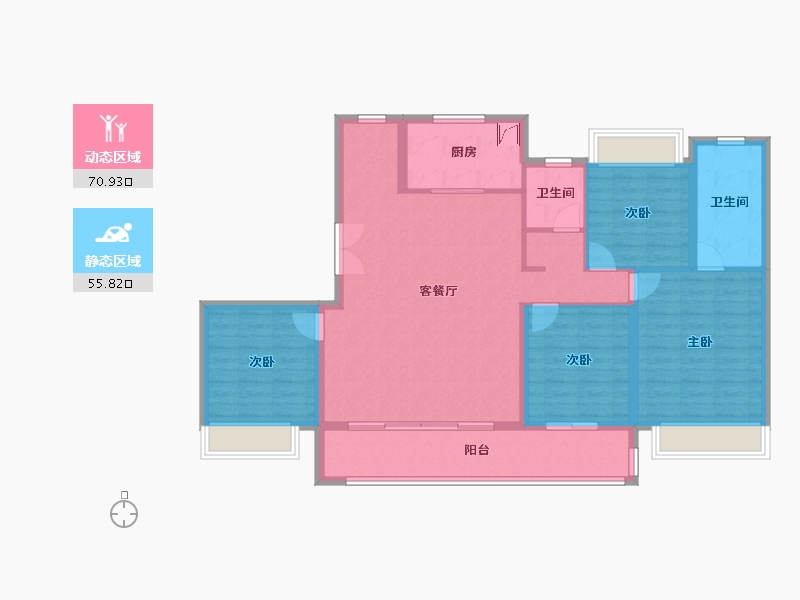 江苏省-南京市-建发和章-114.40-户型库-动静分区