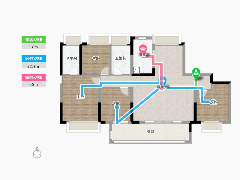 江苏省-南京市-大华锦绣江来-108.01-户型库-动静线