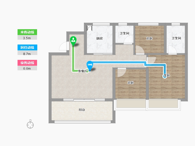 江苏省-南京市-映樾-79.20-户型库-动静线