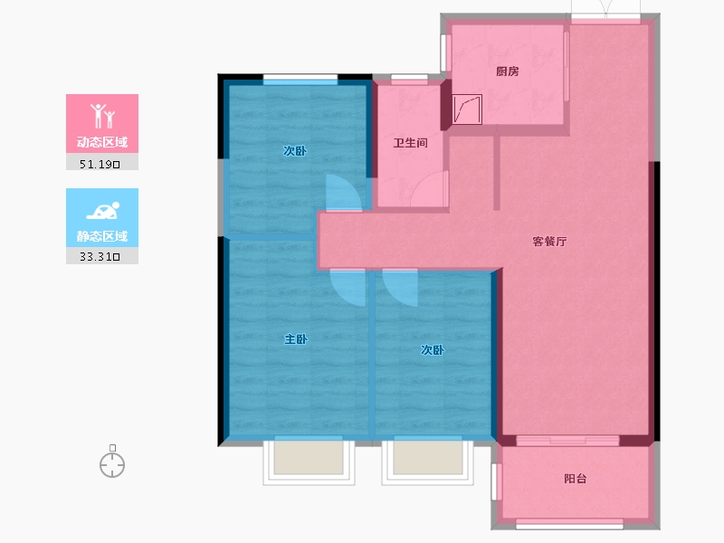 河南省-郑州市-海马公园-81.42-户型库-动静分区