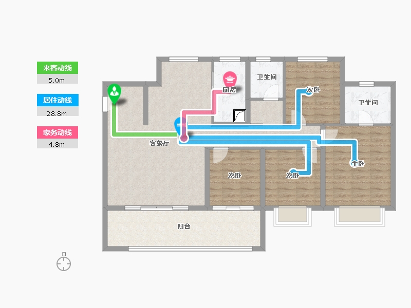 江苏省-南京市-映樾-114.41-户型库-动静线