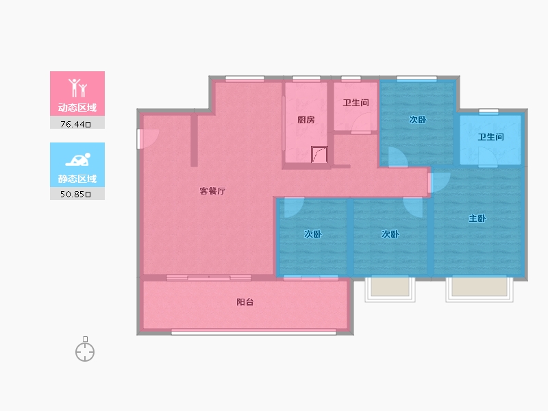 江苏省-南京市-映樾-114.41-户型库-动静分区