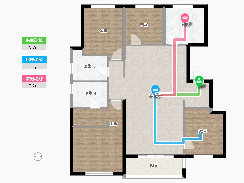 天津-天津市-中储城邦-112.00-户型库-动静线