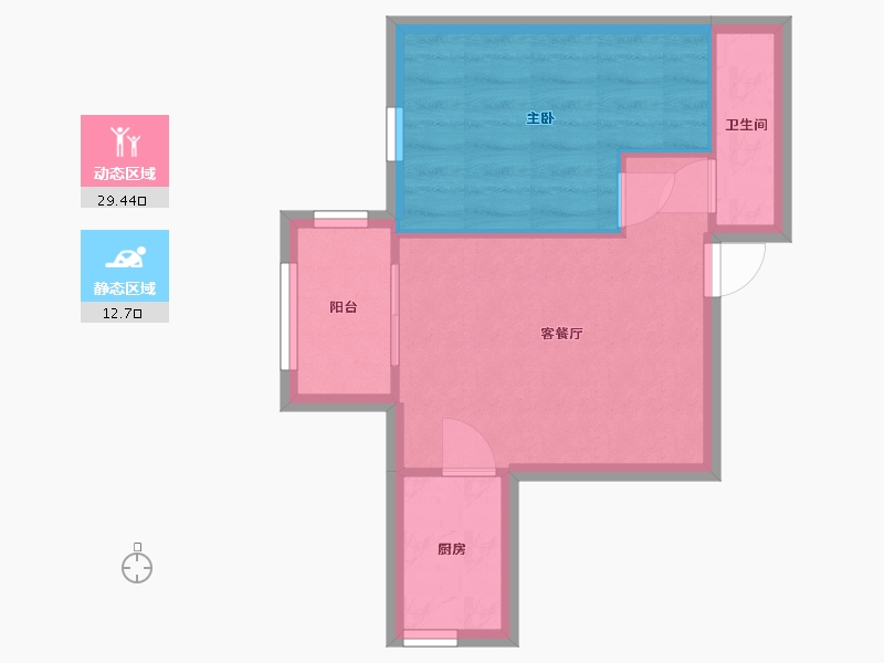 广东省-广州市-聚德花苑-西区-43.17-户型库-动静分区