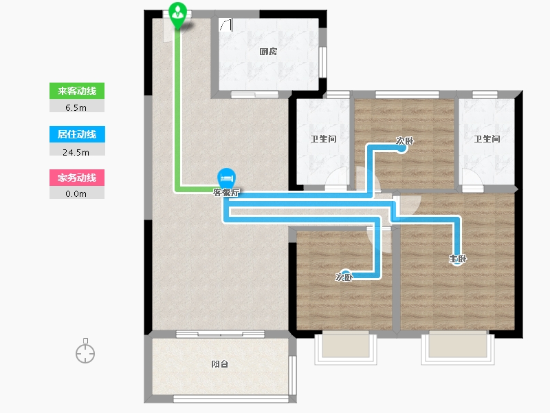 江西省-南昌市-华润万象城-99.20-户型库-动静线