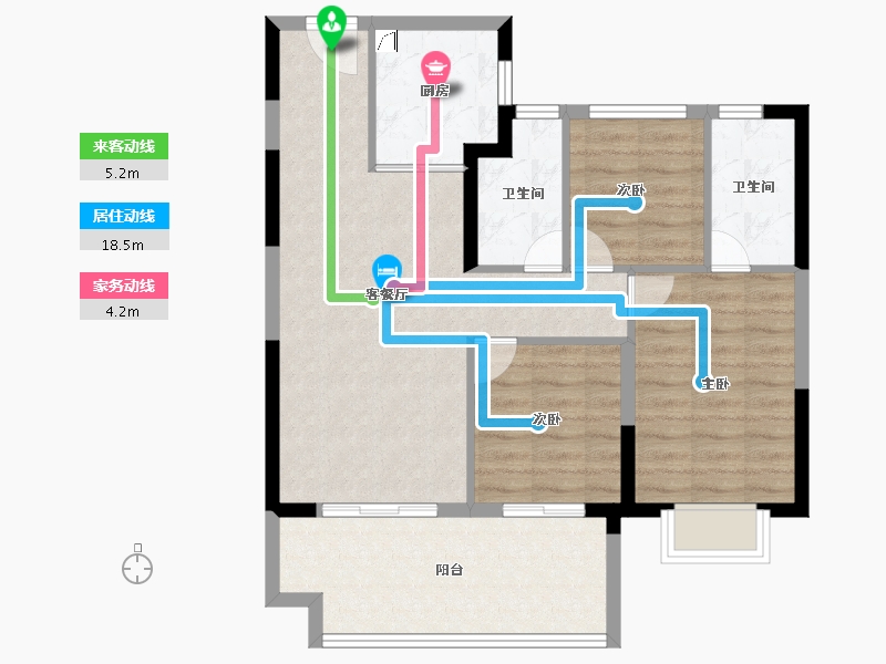 江西省-南昌市-红城投禧悦·雅云-81.56-户型库-动静线