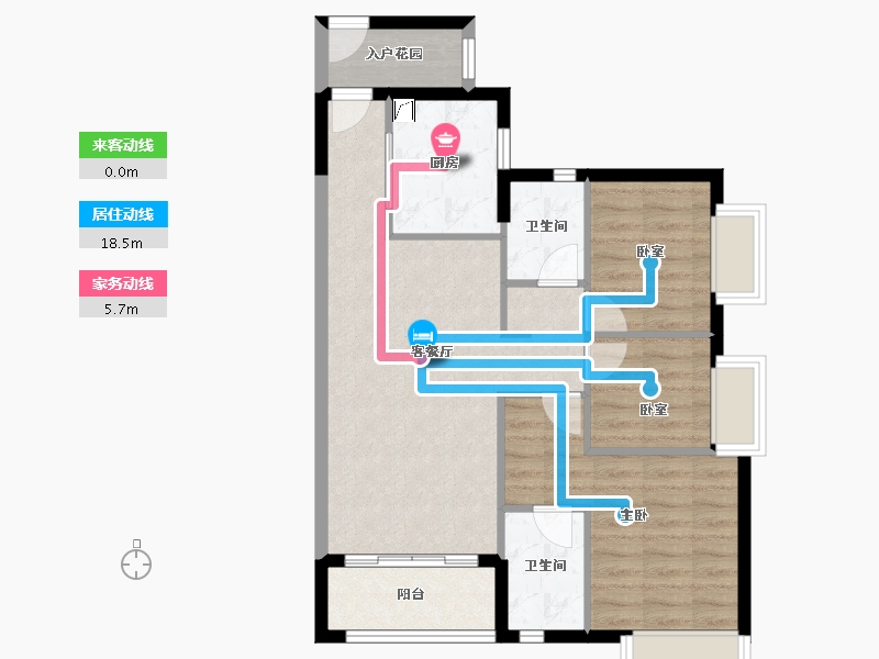 广东省-佛山市-三水时代云图-74.09-户型库-动静线