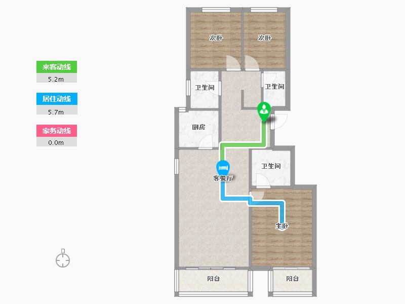 河北省-廊坊市-恒顺家园小区-4号楼-0.00-户型库-动静线