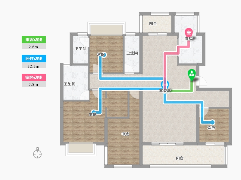 广西壮族自治区-南宁市-荣和澜山府-114.40-户型库-动静线