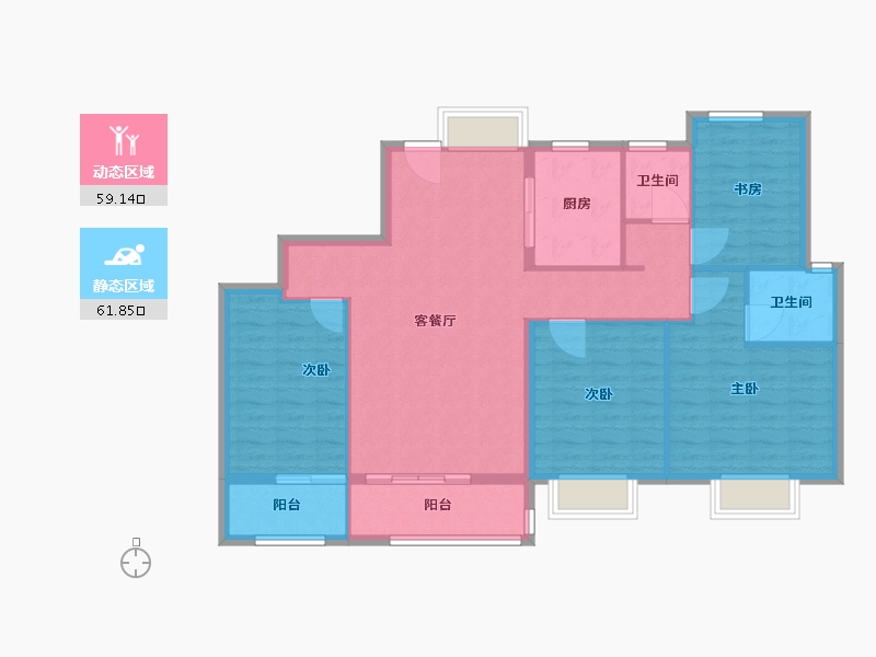 福建省-莆田市-建发央誉-110.00-户型库-动静分区