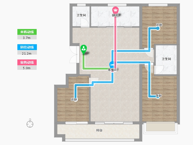 山东省-潍坊市-安顺府-112.00-户型库-动静线