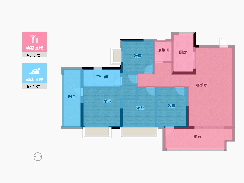 广西壮族自治区-南宁市-东方尊府-110.27-户型库-动静分区