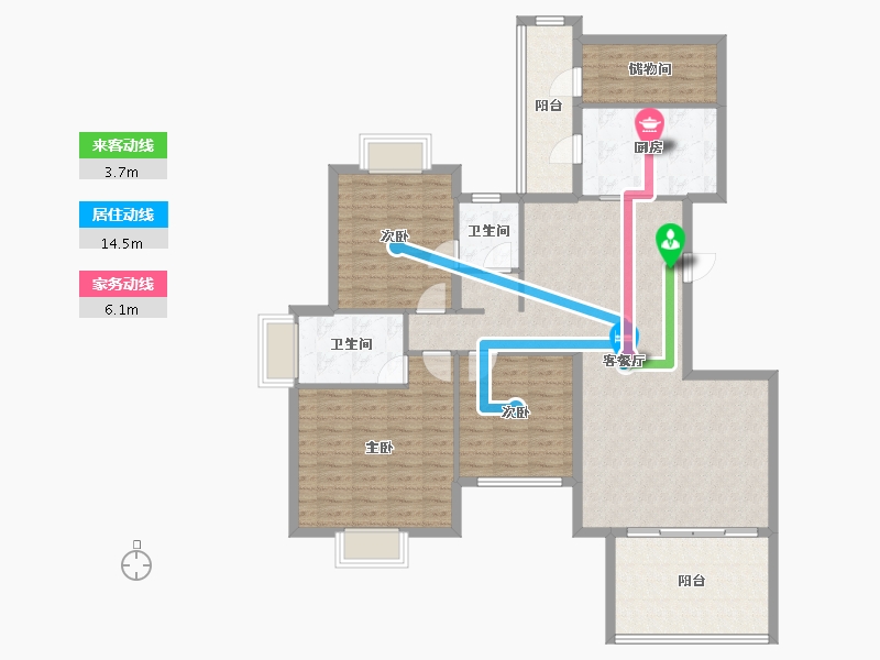 广东省-珠海市-海明湾-124.97-户型库-动静线