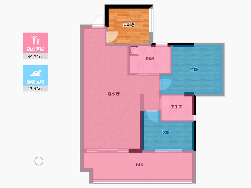 广西壮族自治区-南宁市-东方尊府-66.00-户型库-动静分区