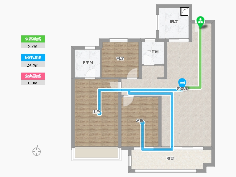 陕西省-咸阳市-旭城九鼎汇-0.00-户型库-动静线