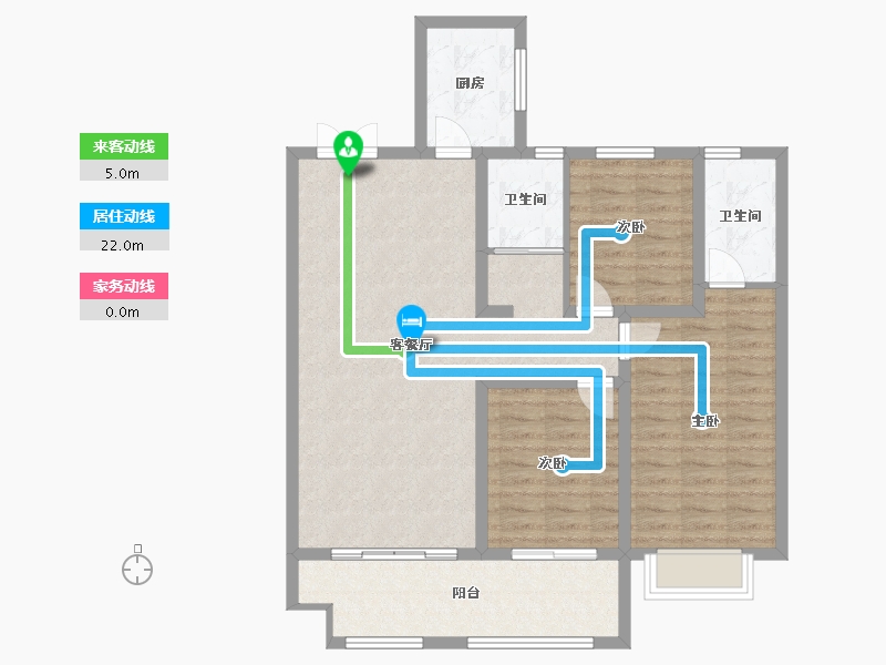 山东省-临沂市-房源印象-98.00-户型库-动静线