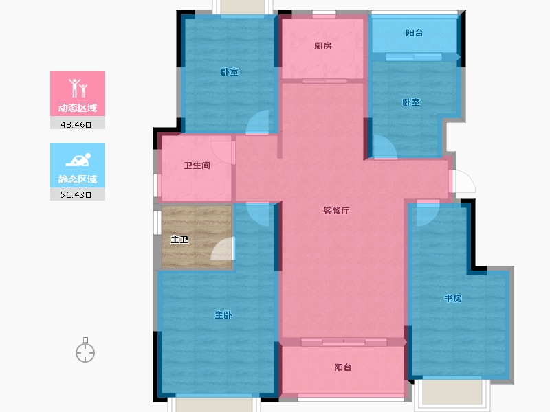 江西省-南昌市-文演中心-92.79-户型库-动静分区