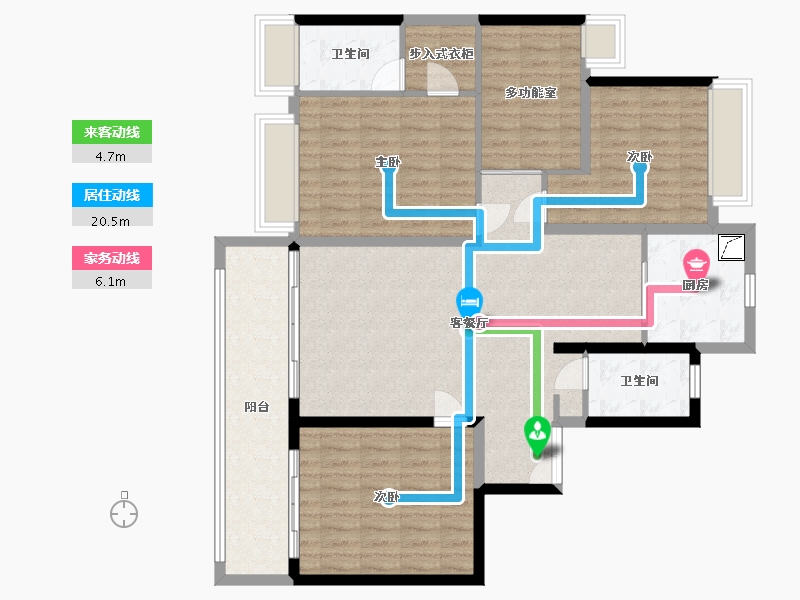 河南省-三门峡市-三门峡-130.00-户型库-动静线