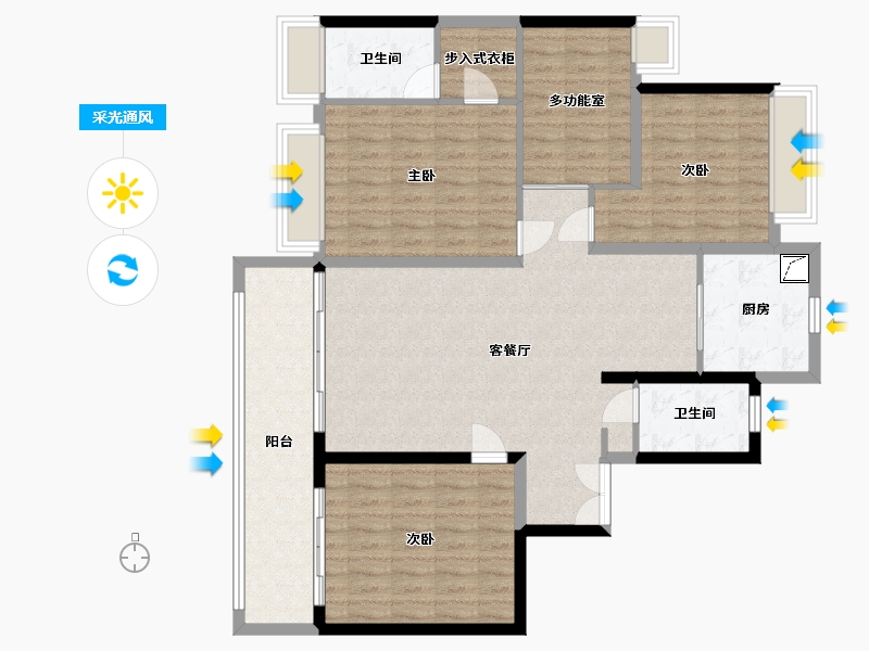 河南省-三门峡市-三门峡-130.00-户型库-采光通风