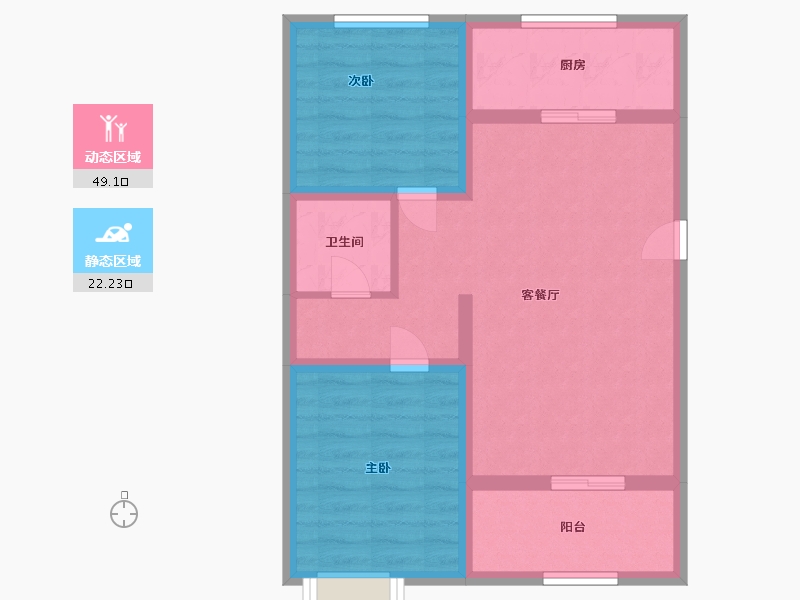 河北省-石家庄市-三盛璞悦长安-63.00-户型库-动静分区