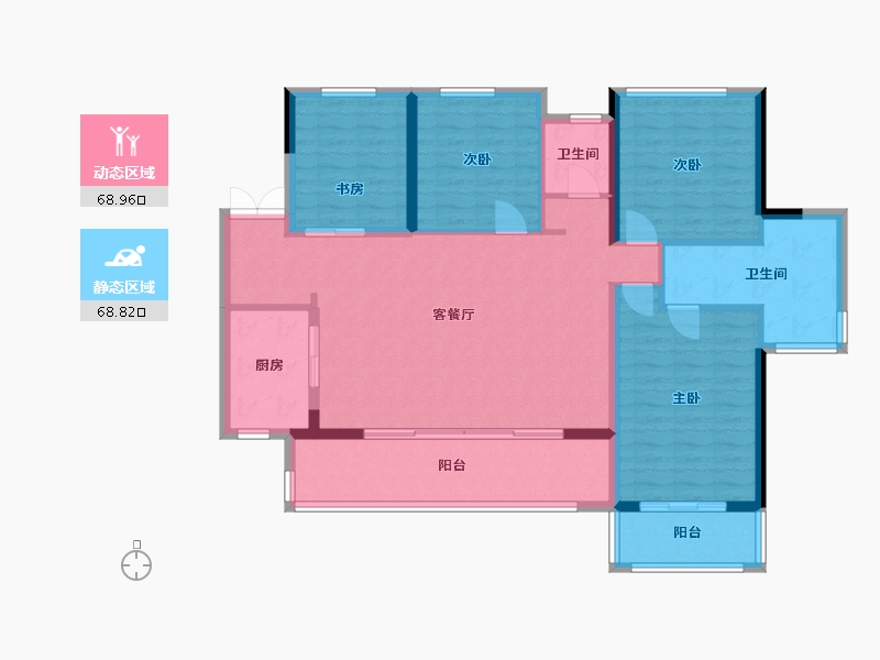 四川省-成都市-秦皇帝锦-126.00-户型库-动静分区