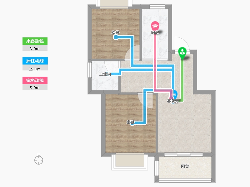 浙江省-湖州市-新都·泰和府-55.00-户型库-动静线