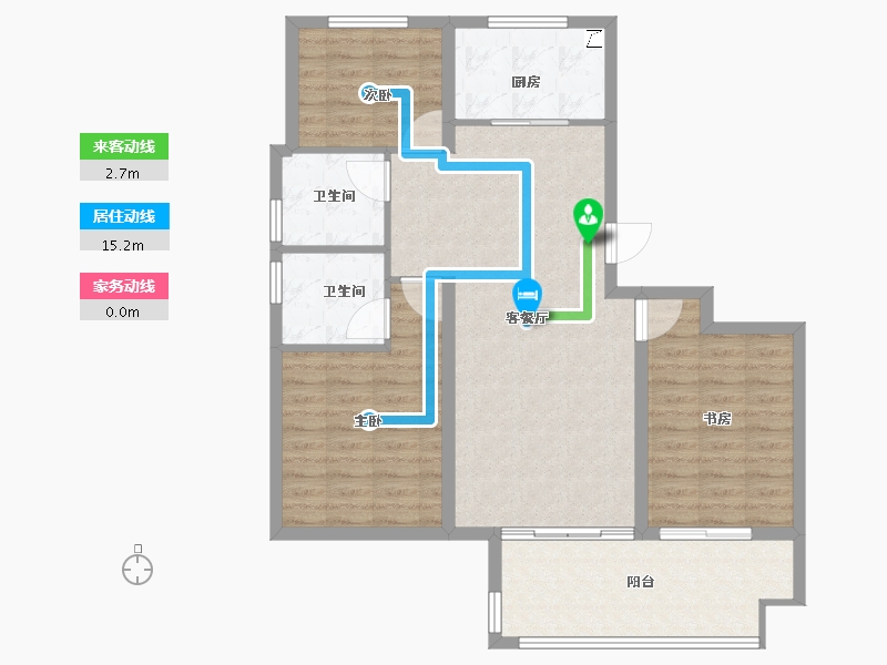 安徽省-合肥市-都荟上城-94.00-户型库-动静线