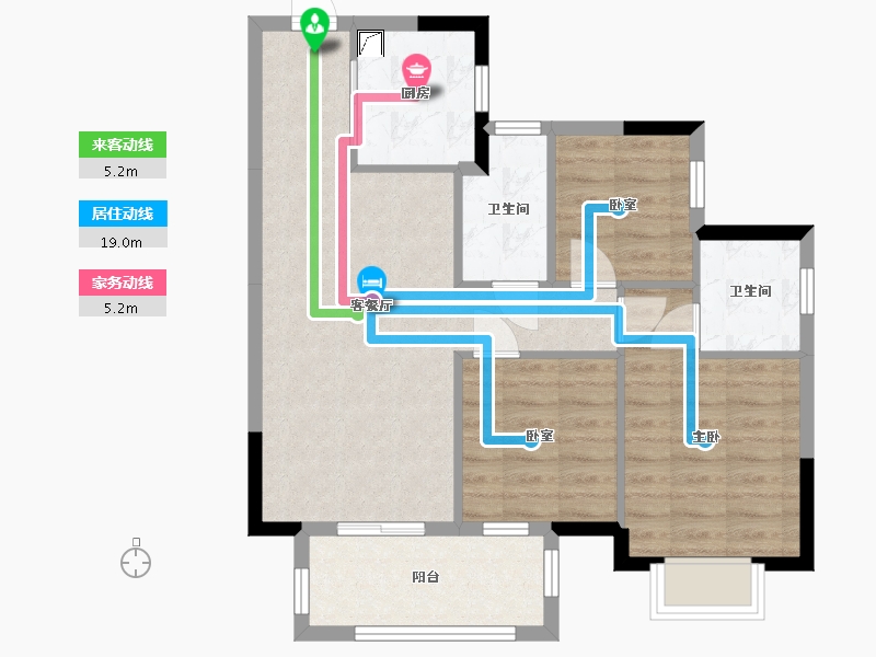 广西壮族自治区-南宁市-的城市地方-100.00-户型库-动静线