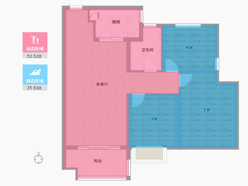 安徽省-合肥市-都荟上城-79.00-户型库-动静分区